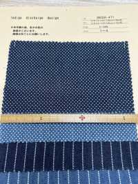 INDIA-471 Indigo Discharge Design[Textile / Fabric] ARINOBE CO., LTD. Sub Photo