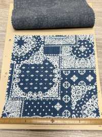 INDIA-470 Indigo Discharge Design[Textile / Fabric] ARINOBE CO., LTD. Sub Photo