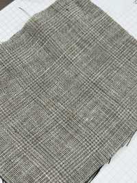 1159 Linen Glen Check Washer Processing[Textile / Fabric] Fine Textile Sub Photo