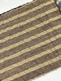 3014 Linen Cotton Striped Shirring[Textile / Fabric] Fine Textile Sub Photo