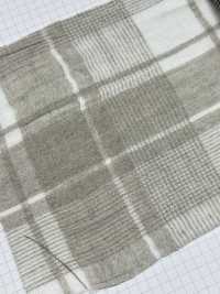 7680 Linen Cotton Check[Textile / Fabric] Fine Textile Sub Photo