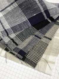 7680 Linen Cotton Check[Textile / Fabric] Fine Textile Sub Photo