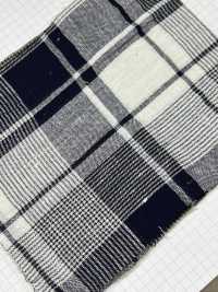 7680 Linen Cotton Check[Textile / Fabric] Fine Textile Sub Photo