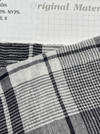 7680 Linen Cotton Check[Textile / Fabric] Fine Textile Sub Photo