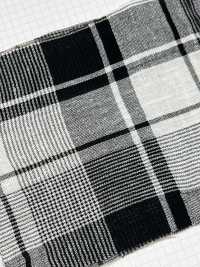 7680 Linen Cotton Check[Textile / Fabric] Fine Textile Sub Photo