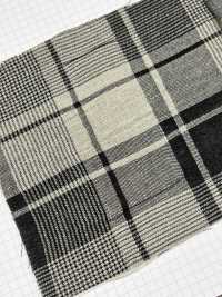 7680 Linen Cotton Check[Textile / Fabric] Fine Textile Sub Photo