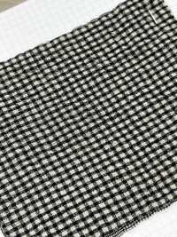 2379 Linen Modal Check Shirring[Textile / Fabric] Fine Textile Sub Photo