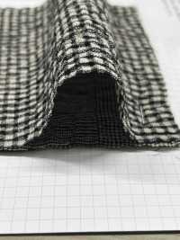 2379 Linen Modal Check Shirring[Textile / Fabric] Fine Textile Sub Photo