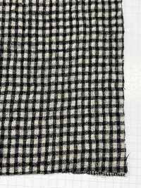 2379 Linen Modal Check Shirring[Textile / Fabric] Fine Textile Sub Photo