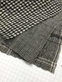 2379 Linen Modal Check Shirring[Textile / Fabric] Fine Textile Sub Photo