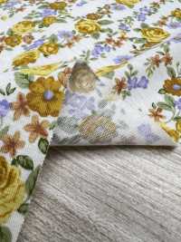 55051-4 60/2 Gas-fired Mercerized Cotton Jersey Small Flower Pattern[Textile / Fabric] SAKURA COMPANY Sub Photo