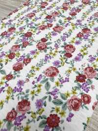 55051-4 60/2 Gas-fired Mercerized Cotton Jersey Small Flower Pattern[Textile / Fabric] SAKURA COMPANY Sub Photo