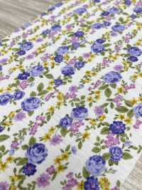 55051-4 60/2 Gas-fired Mercerized Cotton Jersey Small Flower Pattern[Textile / Fabric] SAKURA COMPANY Sub Photo