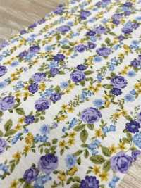 55051-4 60/2 Gas-fired Mercerized Cotton Jersey Small Flower Pattern[Textile / Fabric] SAKURA COMPANY Sub Photo