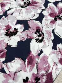 55052-1 60/2 Gas-fired Mercerized Cotton Jersey Large Flower Pattern[Textile / Fabric] SAKURA COMPANY Sub Photo