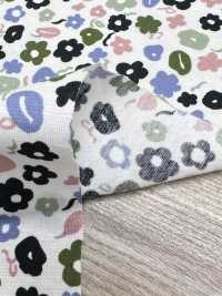 55052-3 60/2 Gas-fired Mercerized Cotton Jersey Floret Overall Pattern[Textile / Fabric] SAKURA COMPANY Sub Photo