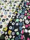 55052-3 60/2 Gas-fired Mercerized Cotton Jersey Floret Overall Pattern