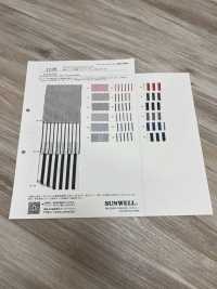 1120 40 Single Thread Combed Yarn-dyed Broadcloth Check & Stripe[Textile / Fabric] SUNWELL Sub Photo