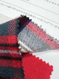 6701 Yarn Dyed 20 Thread Viyella Fuzzy Tartan Check[Textile / Fabric] SUNWELL Sub Photo