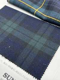 6701 Yarn Dyed 20 Thread Viyella Fuzzy Tartan Check[Textile / Fabric] SUNWELL Sub Photo