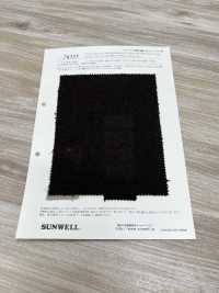 76355 Cotton/wool Herringbone Brush Washer Processing[Textile / Fabric] SUNWELL Sub Photo