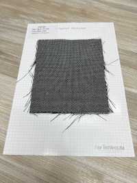 7212 Wool Silk Black And White Corner[Textile / Fabric] Fine Textiles Sub Photo