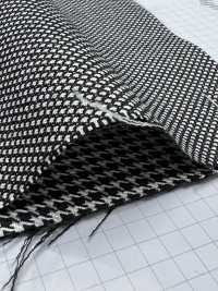 7212 Wool Silk Black And White Corner[Textile / Fabric] Fine Textiles Sub Photo