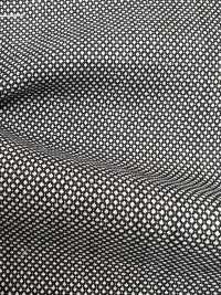 7212 Wool Silk Black And White Corner[Textile / Fabric] Fine Textiles Sub Photo