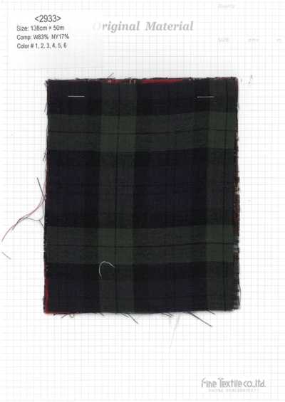 2933 Wool Gauze Check