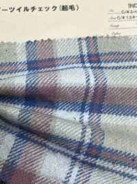 INDIA-2136-SP Cotton Heavy Twill Check (Fuzzy)[Textile / Fabric] ARINOBE CO., LTD. Sub Photo