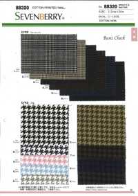 88320 20 Thread Twill BASIC CHECK Pattern[Textile / Fabric] VANCET Sub Photo