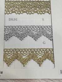 DS91 Lame Lace 23mm[Ribbon Tape Cord] Daisada Sub Photo