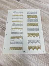 DS91 Lame Lace 23mm[Ribbon Tape Cord] Daisada Sub Photo