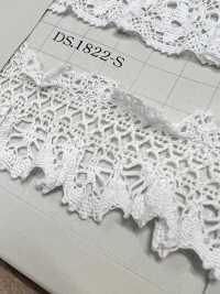 DS1822-S Stretch Lace Frill Lace Ladder Lace 35mm Daisada Sub Photo