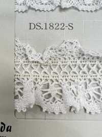 DS1822-S Stretch Lace Frill Lace Ladder Lace 35mm Daisada Sub Photo