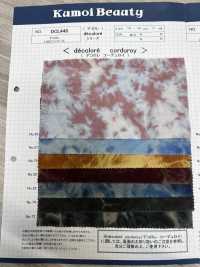 DCL448 21W Mijinkoru Ten Decolore (Mura Bleach)[Textile / Fabric] Kumoi Beauty (Chubu Velveteen Corduroy) Sub Photo