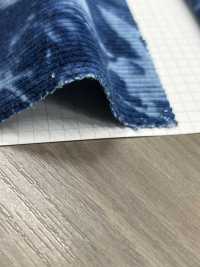 DCL708-ID 9W Trousers Corduroy Decolore Indigo (Mura Bleach)[Textile / Fabric] Kumoi Beauty (Chubu Velveteen Corduroy) Sub Photo