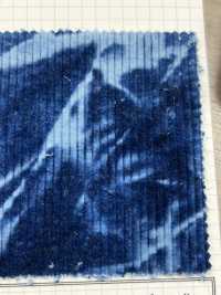DCL708-ID 9W Trousers Corduroy Decolore Indigo (Mura Bleach)[Textile / Fabric] Kumoi Beauty (Chubu Velveteen Corduroy) Sub Photo