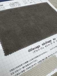 DEL350 Dobby Caramel Corduroy De La Barge (Sun-dried)[Textile / Fabric] Kumoi Beauty (Chubu Velveteen Corduroy) Sub Photo