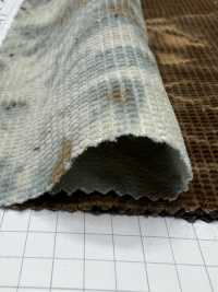 DCL358 Dobby Caramel Corduroy Decore (Mura Bleach)[Textile / Fabric] Kumoi Beauty (Chubu Velveteen Corduroy) Sub Photo