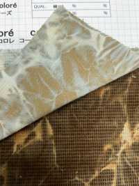 DCL358 Dobby Caramel Corduroy Decore (Mura Bleach)[Textile / Fabric] Kumoi Beauty (Chubu Velveteen Corduroy) Sub Photo