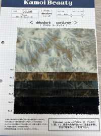 DCL358 Dobby Caramel Corduroy Decore (Mura Bleach)[Textile / Fabric] Kumoi Beauty (Chubu Velveteen Corduroy) Sub Photo