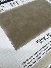 DEL123 Kanpachi Twill Weave Velveteen Delavage (Sun-dried)[Textile / Fabric] Kumoi Beauty (Chubu Velveteen Corduroy) Sub Photo