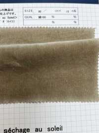 DEL123 Kanpachi Twill Weave Velveteen Delavage (Sun-dried)[Textile / Fabric] Kumoi Beauty Sub Photo