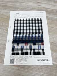 44007 Pre-dyed Memory Check[Textile / Fabric] SUNWELL Sub Photo