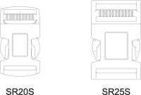 SR-S NIFCO Side Release Buckle (Show Type)[Buckles And Ring] NIFCO Sub Photo