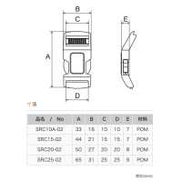 SRC NIFCO Side Release Buckle[Buckles And Ring] NIFCO Sub Photo