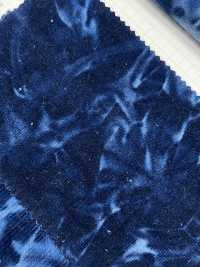 DCL608-ID Decorore 31W High Power Stretch Corduroy Indigo Dyeing[Textile / Fabric] Kumoi Beauty (Chubu Velveteen Corduroy) Sub Photo