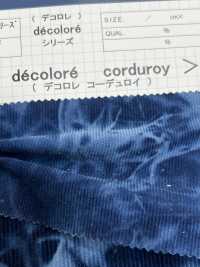 DCL308-ID Decorore 22W Light Summer Corduroy Indigo Dyeing[Textile / Fabric] Kumoi Beauty (Chubu Velveteen Corduroy) Sub Photo