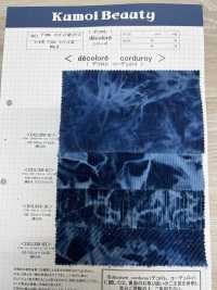 DCL158-ID Decorore 14W T/C Corduroy Indigo Dyeing[Textile / Fabric] Kumoi Beauty (Chubu Velveteen Corduroy) Sub Photo